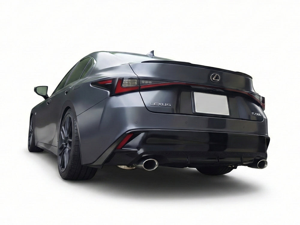 EXART IVSC MUFFLER TITANIUM OVAL TAIL (120MM WIDTH) EXHAUST EXHAUST FOR LEXUS IS350 3BA-GSE31 2GR-FKS EA01-LX115-TITANIUM-OVAL-TAILPIPE-120MM-WIDTH