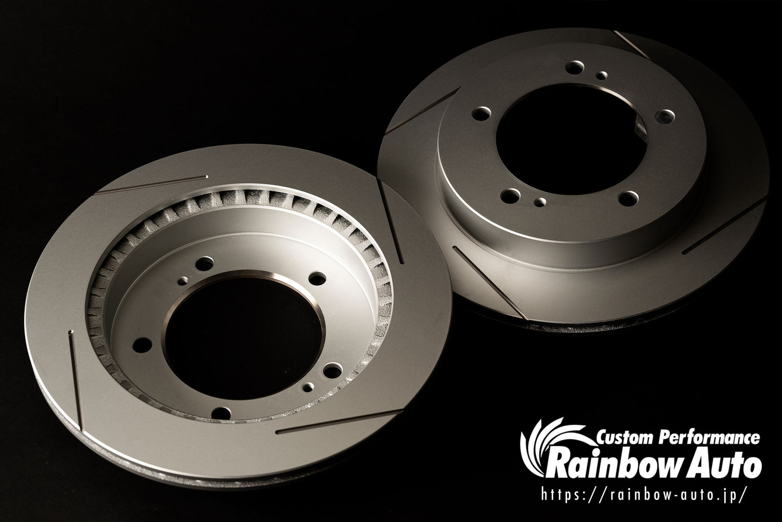 RAINBOW AUTO SLOTTED BRAKE ROTORS (SET OF 2) FOR SUZUKI NOMAD JC74 SIERRA JB74 JIMNY JB64 JB23 33 43 RAINBOW-AUTO-00010