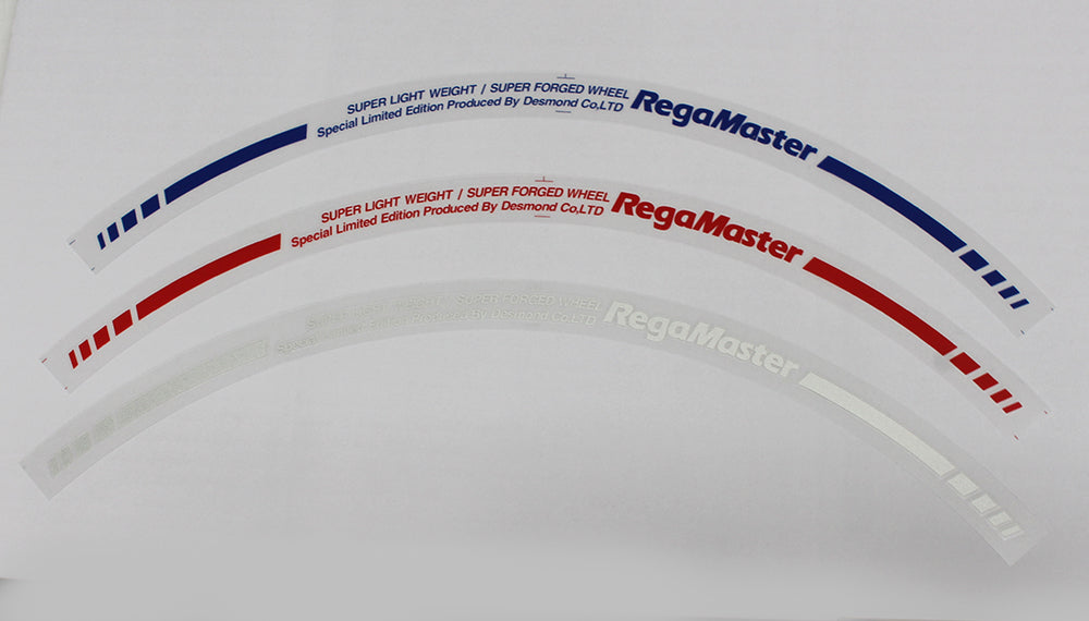 DESMOND 19 INCH REGAMASTER EVO II LIP STICKER GREY DESMOND-00732