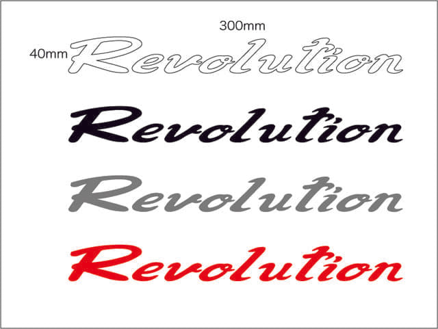 REVOLUTION REVOLUTION CUTTING BLACK FOR  REVO-30-BLACK