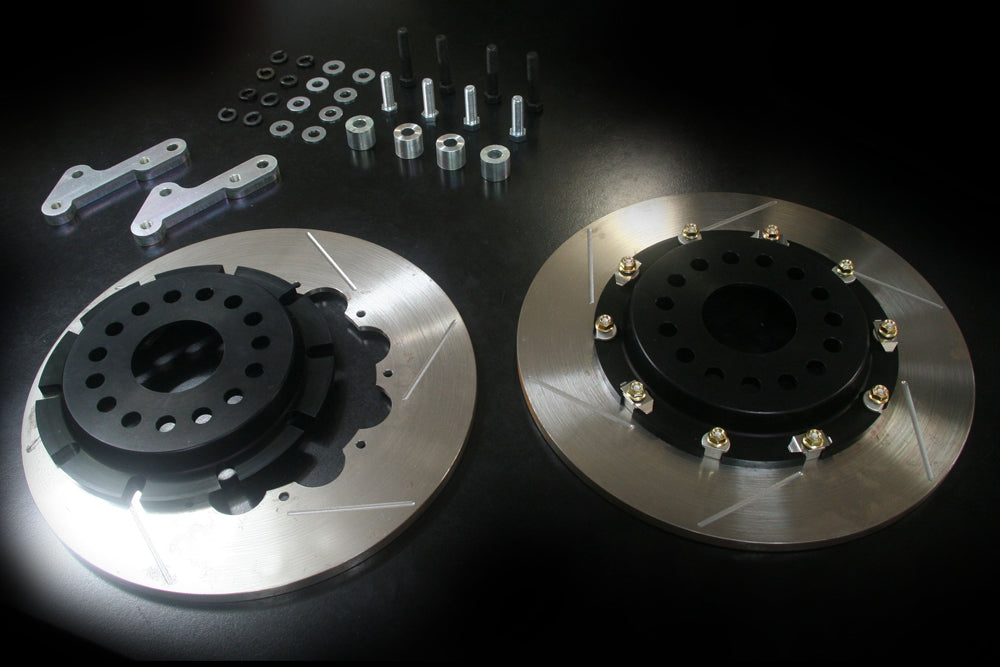 M&M HONDA 2 PIECE BIG BRAKE ROTOR KIT REAR FLOATING TYPE FOR CIVIC FN2 00604-FN2-R002