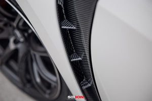 M&M HONDA CARBON FRONT FENDER DUCT SAYBON FOR CIVIC FK8 01100-FK8-SE06