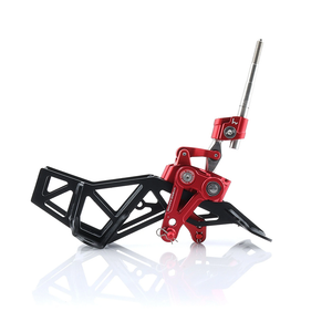 M&M HONDA 5 6MT SHORT SHIFTER ASSY RED COLOR HYBRID RACING FOR HONDA FIT GK5 6MT 00111-GK5-HR02R