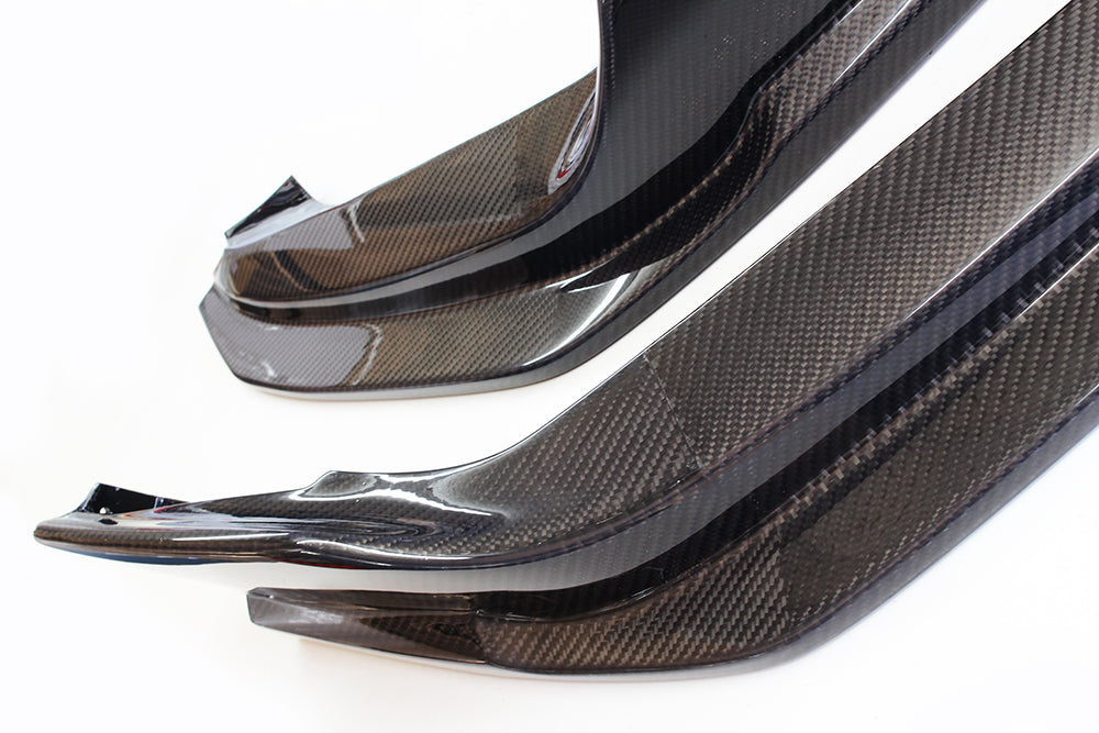 M&M HONDA FRONT LIP SPOILER CARBON PLUS FRP FOR HONDA CIVIC FL5 01010-FL5-MR01