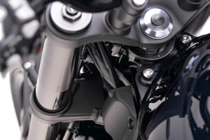 PLOT SWAGE-LINE PRO FRONT BRAKE HOSE KIT TRI-PIECE STAINLESS STEEL FITTINGS CLEAR HOSE FOR KAWASAKI Z900RS STP0602FT