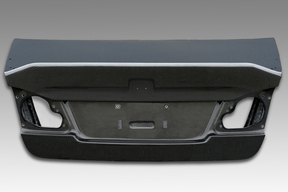 M&M HONDA AERO DUCKTAIL TWILL CARBON FRP TRUNK LID TYPE 1W WING HOLE AVAILABLE FOR CIVIC FD2 Mugen RR 01002-FD2-M001W