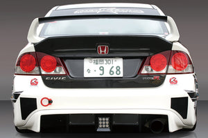 M&M HONDA AERO DUCKTAIL TWILL CARBON FRP TRUNK LID TYPE 1W WING HOLE AVAILABLE FOR CIVIC FD2 Mugen RR 01002-FD2-M001W