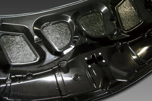 M&M HONDA CARBON BONNET FRONT SIDE FRP BACK SIDE PLAIN WEAVE CARBON TYPE NH FOR CIVIC FD2 Mugen RR 01100-FD2-NH001