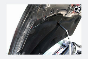 M&M HONDA CARBON BONNET FRONT SIDE FRP BACK SIDE PLAIN WEAVE CARBON TYPE NH FOR CIVIC FD2 Mugen RR 01100-FD2-NH001