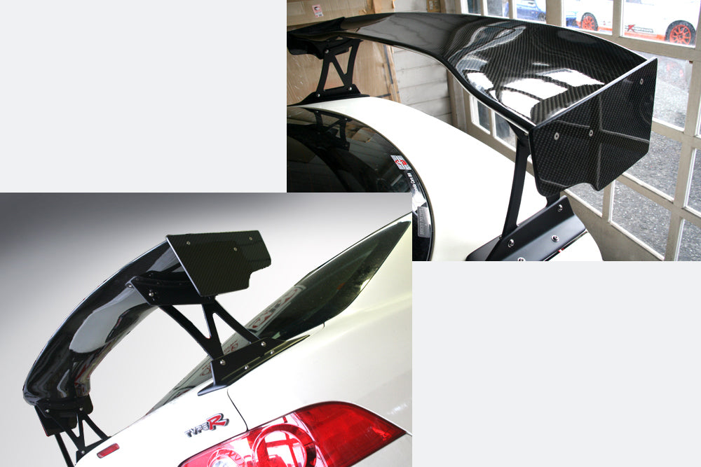 M&M HONDA CARBON GT WING TYPE 01BF 1500MM WITH BOLT-ON BRACKET FOR INTEGRA DC2 DB8 00900-DC2-WC01-BF