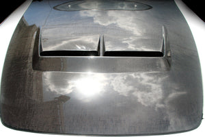 M&M HONDA PLAIN WEAVE CARBON BONNET WITH DUCT ALL CARBON TYPE S1 FOR S2000 AP1 AP2 01100-AP1-S001