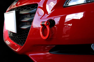 M&M HONDA FRONT FOLDABLE TOW HOOK RED FOR CR-Z ZF1 ZF2  01713-ZF1-F001R