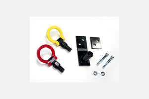 M&M HONDA FRONT FOLDABLE TOW HOOK RED FOR INTEGRA DC5 TYPE R  01713-DC5-F001R