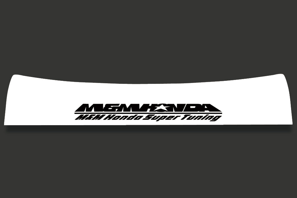 M&M HONDA STICKER TYPE FD W WHITE FOR CR-Z ZF1 ZF2 01504-RGO-FD-ZF1-W