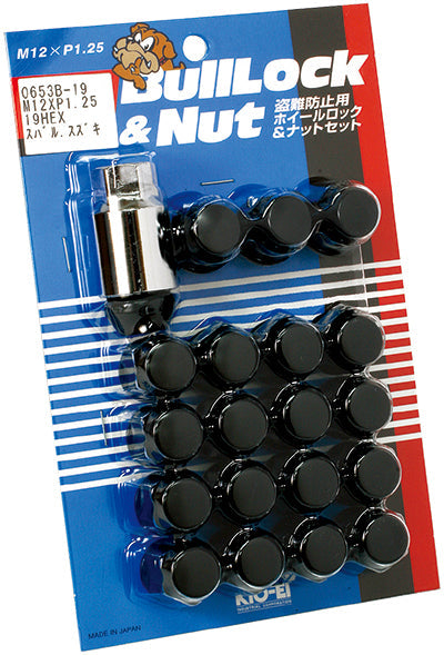 KYO-EI 19HEX 20 PIECES (NUT 16 / LOCK 4) BAG TYPE BULL LOCK 0653B-19 M12xP1.25 0653B-19