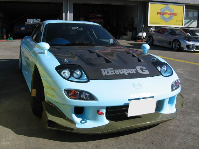 RE-AMEMIYA AD HOOD 9 DRY CARBON FOR MAZDA RX-7 FD3S D0-02203K-177