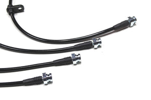 M&M HONDA BLACK STAINLESS BRAKE LINE FITTING STEEL TYPE 1 FOR CIVIC FK7 00601-FK7-M001