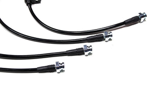 M&M HONDA BLACK STAINLESS BRAKE LINE FITTING STEEL TYPE 1 FOR CIVIC EP3 00601-EP3-M001