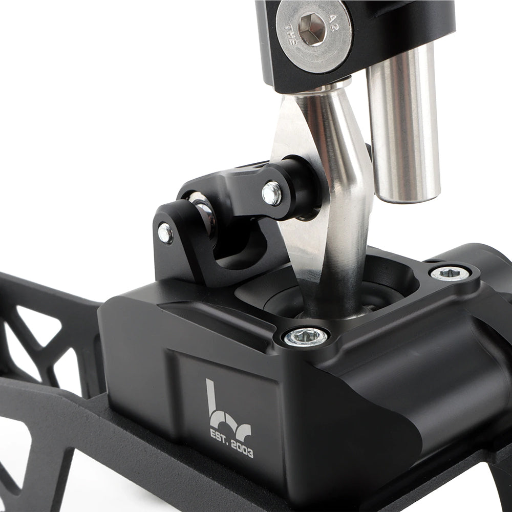 M&M HONDA SHORT SHIFTER ASSEMBLY BLACK COLOR HYBRID RACING FOR ACCORD CL7 00111-CL7-HR01B