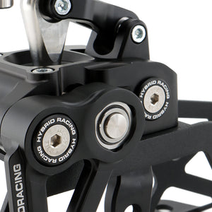 M&M HONDA SHORT SHIFTER ASSEMBLY BLACK COLOR HYBRID RACING FOR ACCORD CL7 00111-CL7-HR01B