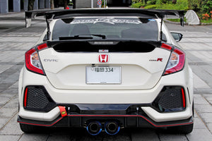 M&M HONDA CARBON GT WING TYPE WC01F VEHICLE INSPECTION NON-COMPLIANT FOR CIVIC FK8 00900-FK8-WC01F