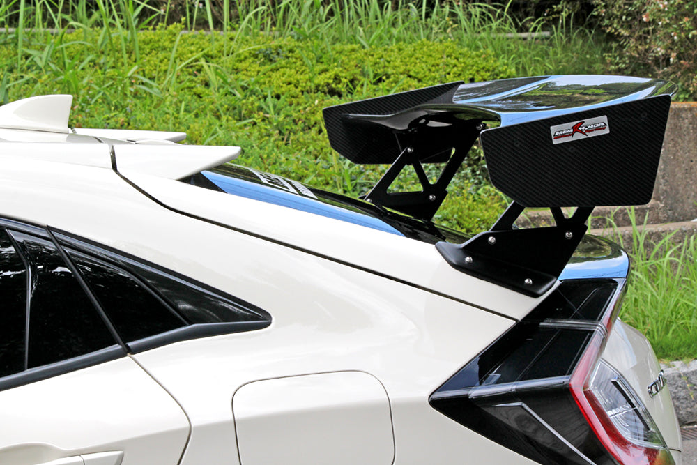 M&M HONDA CARBON GT WING TYPE WC01J VEHICLE INSPECTION COMPATIBLE FOR CIVIC FK8 00900-FK8-WC01J