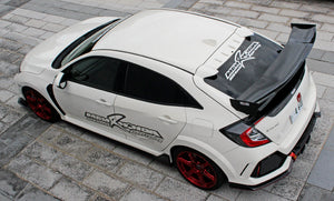 M&M HONDA CARBON GT WING TYPE WC01J VEHICLE INSPECTION COMPATIBLE FOR CIVIC FK8 00900-FK8-WC01J