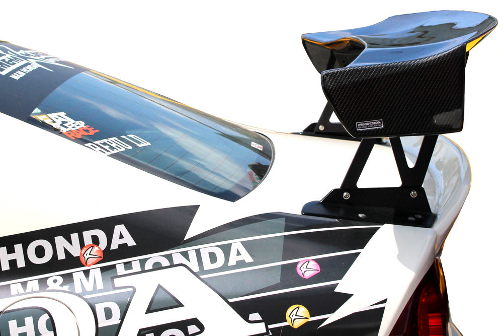 M&M HONDA CARBON GT WING TYPE MRBF 1480MM WITH BOLT-ON BRACKET FOR CIVIC FD2 Mugen RR 00900-FD2-WCMR-BF