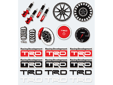 TRD TRD MINI STICKER SET GOODS  08231-SP180