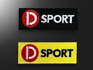 D-SPORT STICKERS & PATCHES ROUND STICKER WHITE FOR  08231B-WH