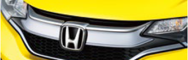 HONDA FRONT GRILL COVER PREMIUM CRYSTAL RED METALLIC R-565M FOR HONDA FIT GK3 GK4 GK5 GK6 GP5 GP6 08F21-T5A-050F