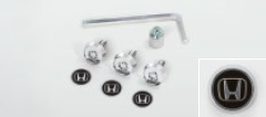 HONDA LICENSE PLATE LOCK BOLT (WITH LOGO STICKER) FOR VEHICLES WITHOUT LICENSE FRAME FOR HONDA CIVIC TYPE R FL5 08P25-PS5-000F