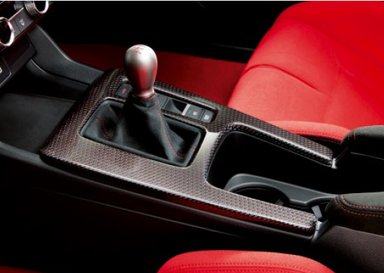 HONDA INTERIOR PANEL (CARBON) CENTER CONSOLE PANEL FOR HONDA CIVIC TYPE R FL5 08Z03-T60-000A