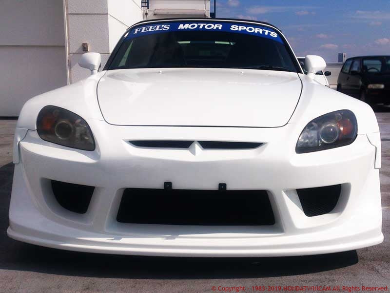 FEEL'S HONDA TWINCAM SPORTS FRONT BUMPER FRP FOR HONDA S2000 AP1 FEELS-00923