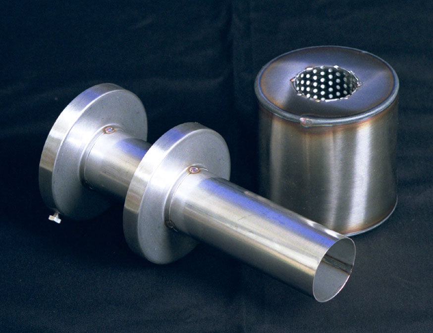 CAR MAKE T&E INNER SILENCER (INNER SILENCER) A TYPE PHOTO LEFT 130Φ FOR  CARMAKETE-02996