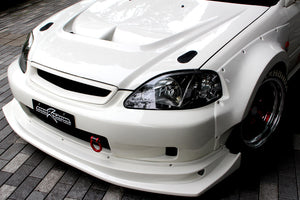 M&M HONDA HYPER FRONT UNDER SPOILER FOR CIVIC EK9 EK4 KOUKI 01010-EK9-MR02