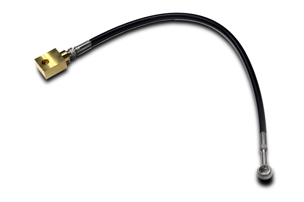 M&M HONDA STAINLESS MESH CLUTCH LINE FITTING STAINLESS FOR S2000 AP2 130 00105-F22-M002-6MT