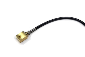 M&M HONDA STAINLESS MESH CLUTCH LINE FITTING STAINLESS FOR S2000 AP2 130 00105-F22-M002-6MT