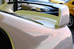 M&M HONDA AERO DUCKTAIL ALL FRP TRUNK LID TYPE 3W WING HOLE AVAILABLE FOR CIVIC FD2 Mugen RR 01002-FD2-M003W