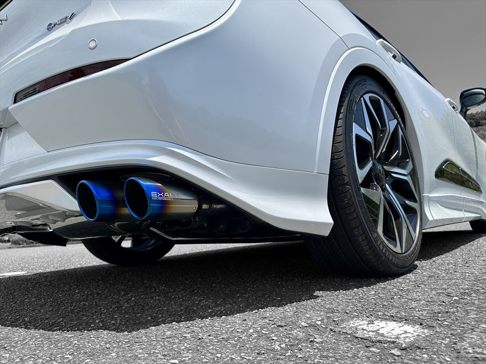 EXART ONE MUFFLER CARBON FIBER TAILPIPE (CIRCULAR 89MM OUTER DIAMETER) EXHAUST EXHAUST FOR TOYOTA CROWN CROSSOVER 6AA-AZSH35 A25A-FXS EA02-TY116-MC