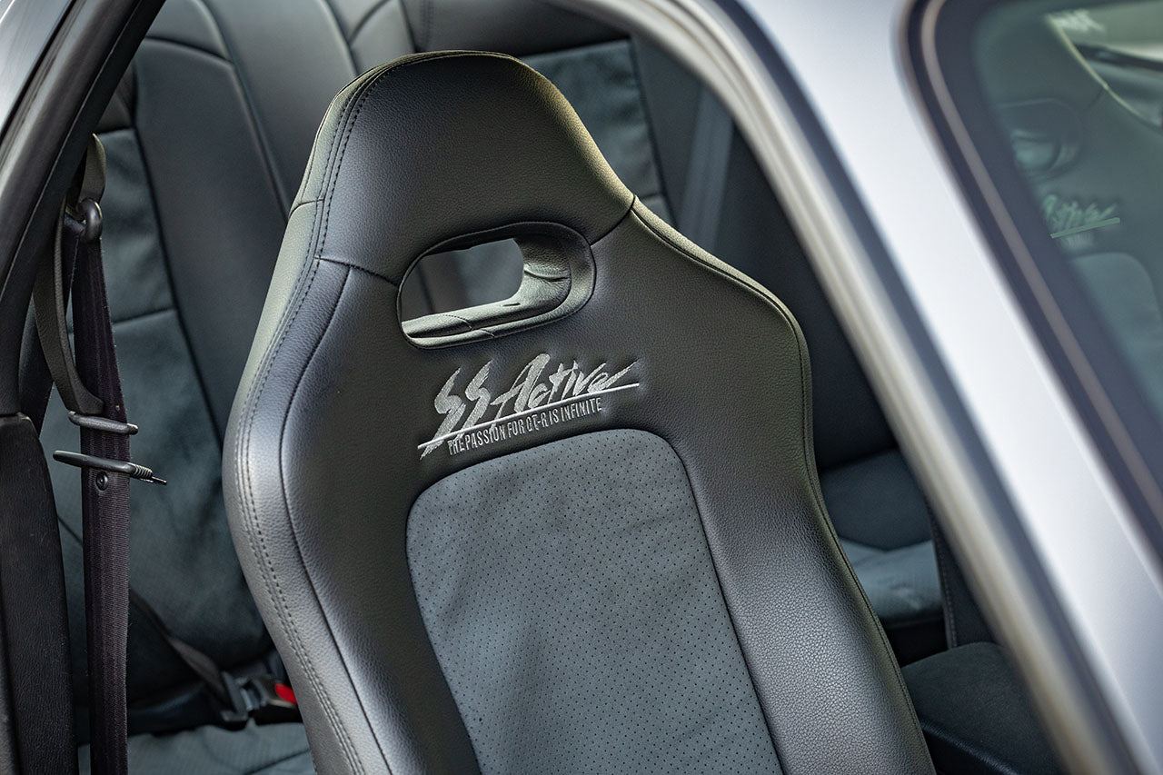 GARAGE ACTIVE ORIGINAL SEAT COVERS PVC X ULTRASUEDE FOR NISSAN SKYLINE GT-R BNR34 GARAGE-ACTIVE-00023