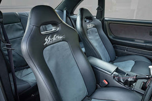 GARAGE ACTIVE ORIGINAL SEAT COVERS PVC X ULTRASUEDE FOR NISSAN SKYLINE GT-R BNR32 GARAGE-ACTIVE-00021