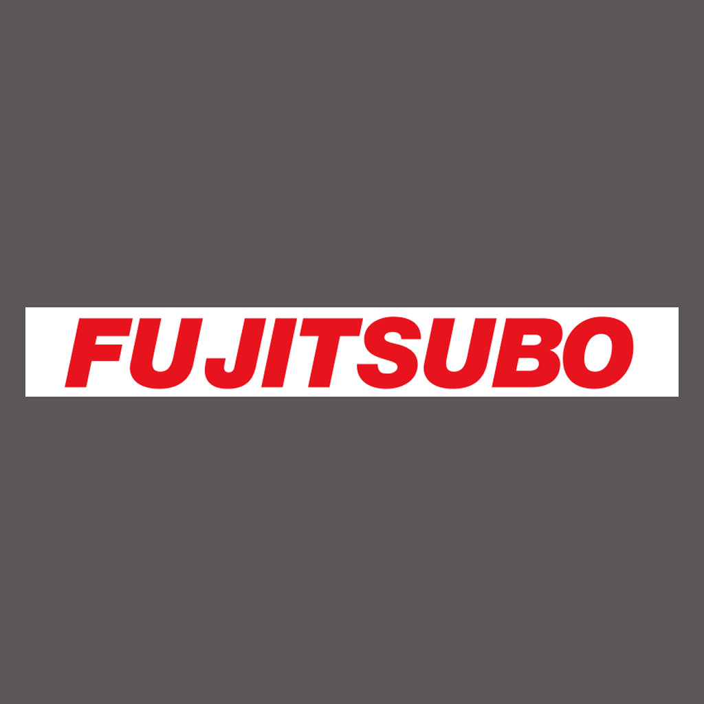 FUJITSUBO METALLIC LARGE RED STICKER 011-55461