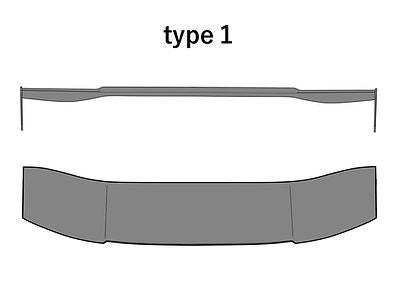 SS CRAFT GREYHOUND GT WING TYPE 1 END PLATE A STAY D WING 1690MM BASE 1120MM FRP SS-CRAFT-00043