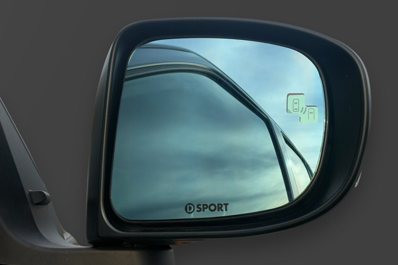 D-SPORT BLUE WIDE MIRROR FOR BSM-EQUIPPED VEHICLES FOR DAIHATSU ROCKY A202 87900-A310