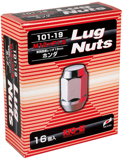 KYO-EI LUG NUT 16PCS (M12xP1.5) 101-19-16P