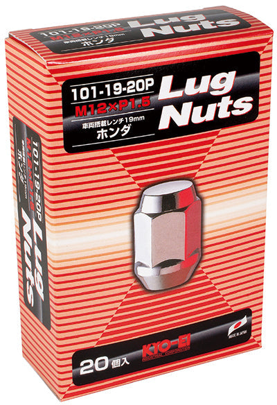 KYO-EI LUG NUT 20PCS (M12xP1.5) 101-19-20P