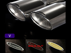 ADMIRATION EXECUTIVE MUFFLER, DUAL EXHAUST (LEFT & RIGHT) FOR OEM PARTS V-TAIL (TAIL SLIDE TYPE) FOR TOYOTA ALPHARD 40 45 ADMIRATION-00033