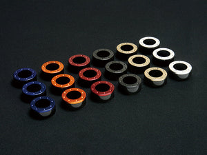 REVOLUTION DRY CARBON AIR CONDITIONER DIAL DARK BROWN FOR TOYOTA 86 SUBARU BRZ ZN6 ZC6 RZN6-DAD-DARK-BROWN