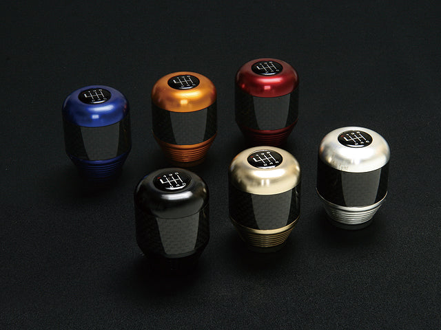 REVOLUTION DRY CARBON QUICK SHIFT KNOB (FOR MT VEHICLES) ORANGE FOR TOYOTA 86 SUBARU BRZ ZN6 ZC6 RZN6-DQSK-ORANGE